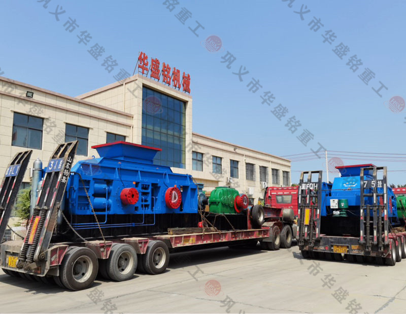 聖戈班（bān）選擇華盛銘全自動液壓對輥破碎機（jī）