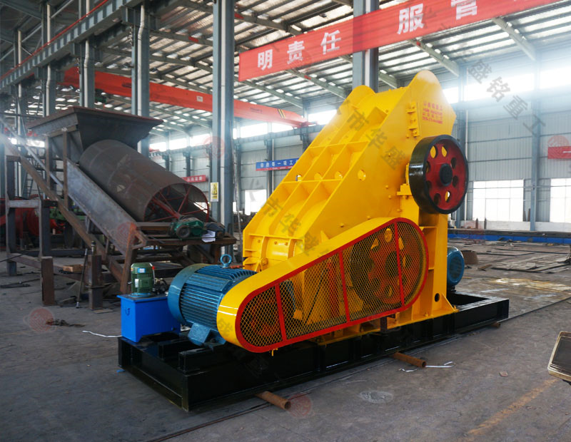 雙級（jí）粉碎機焦炭試機華盛（shèng）銘重工