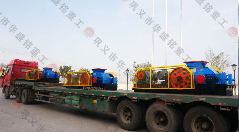 800x800型時產50噸對輥破碎（suì）機發往內蒙古（gǔ）