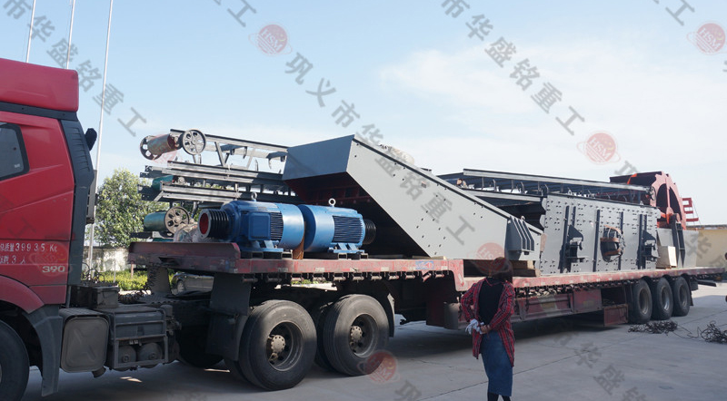 兩台（tái）2YK2875振動（dòng）篩發往陝西（xī）神木