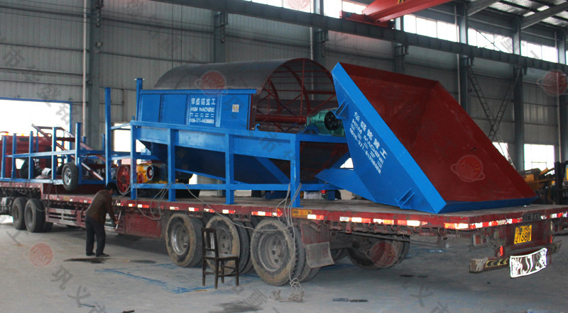 大型濕料滾（gǔn）筒篩發貨